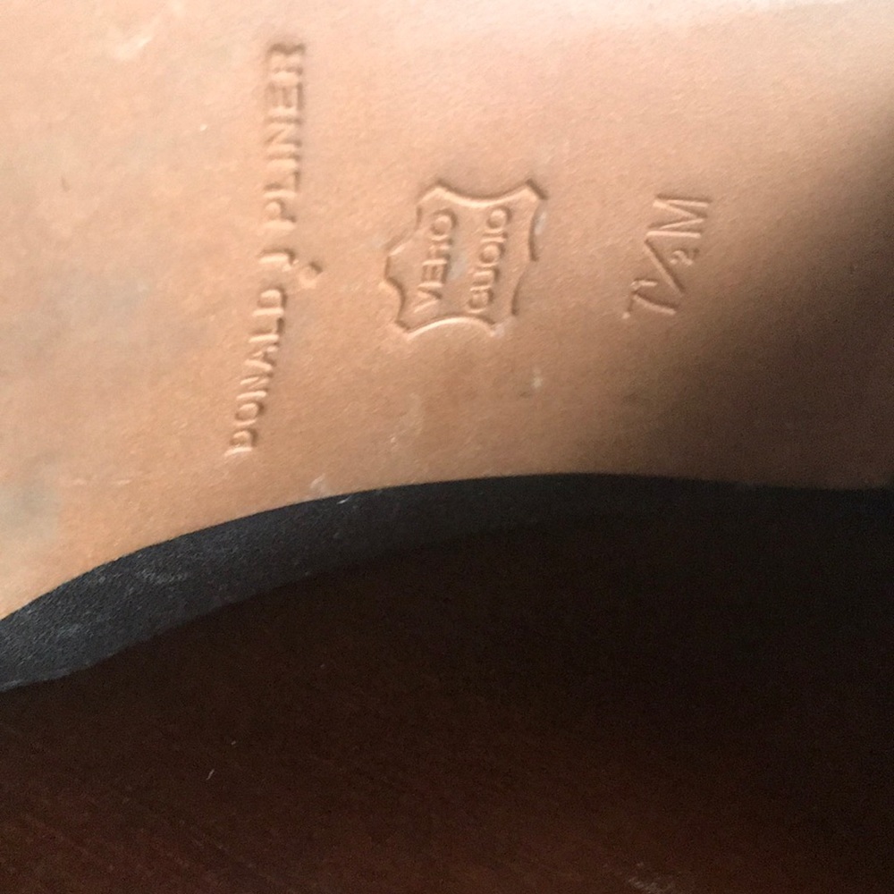 Donald J Pliner leather suede booties size 7.5 - Picture 7 of 8
